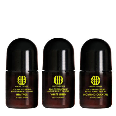 Benjamin Barber Antiperspirant Trio Limited Edition 3×75 ml