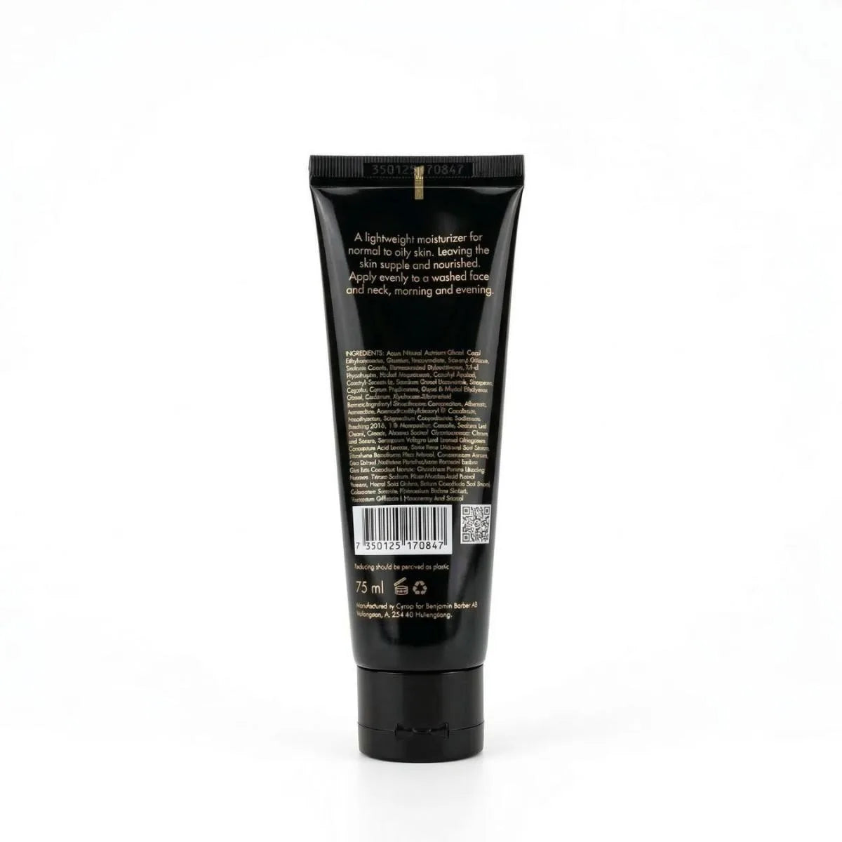Benjamin Barber Daily Facial Moisturizer 75ml