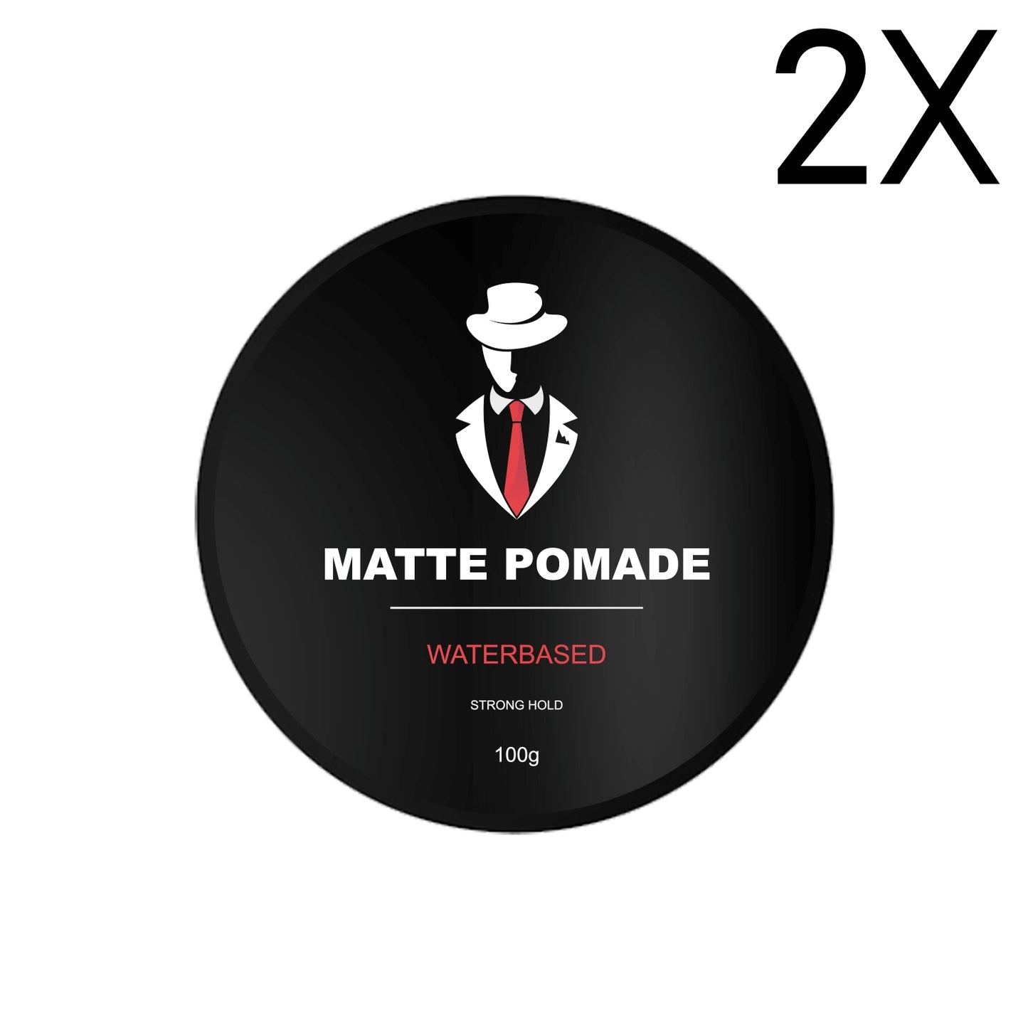 Tuxedo Matt Hårpomade Vannbasert 2x100g