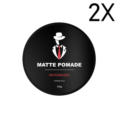 Tuxedo Matt Hårpomade Vannbasert 2x100g