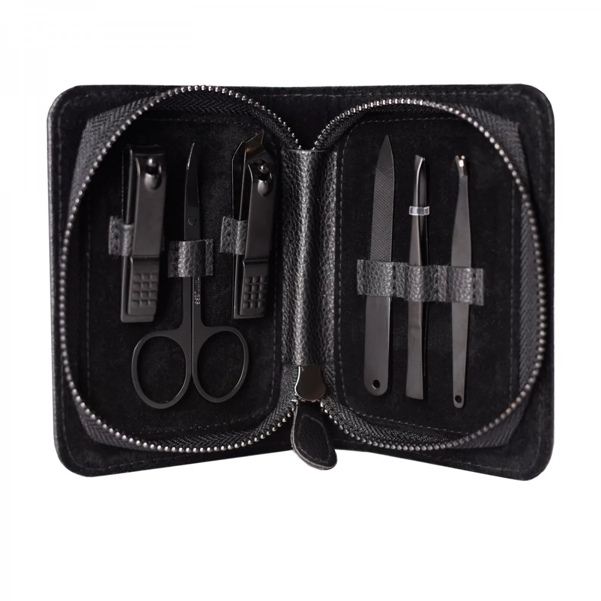 Benjamin Barber Black Manicure Set 6 pieces