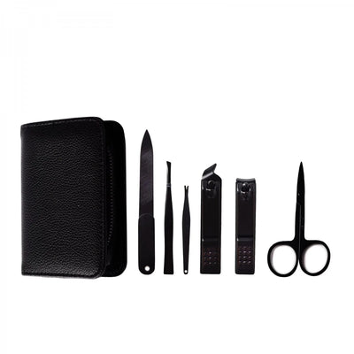Benjamin Barber Black Manicure Set 6 pieces