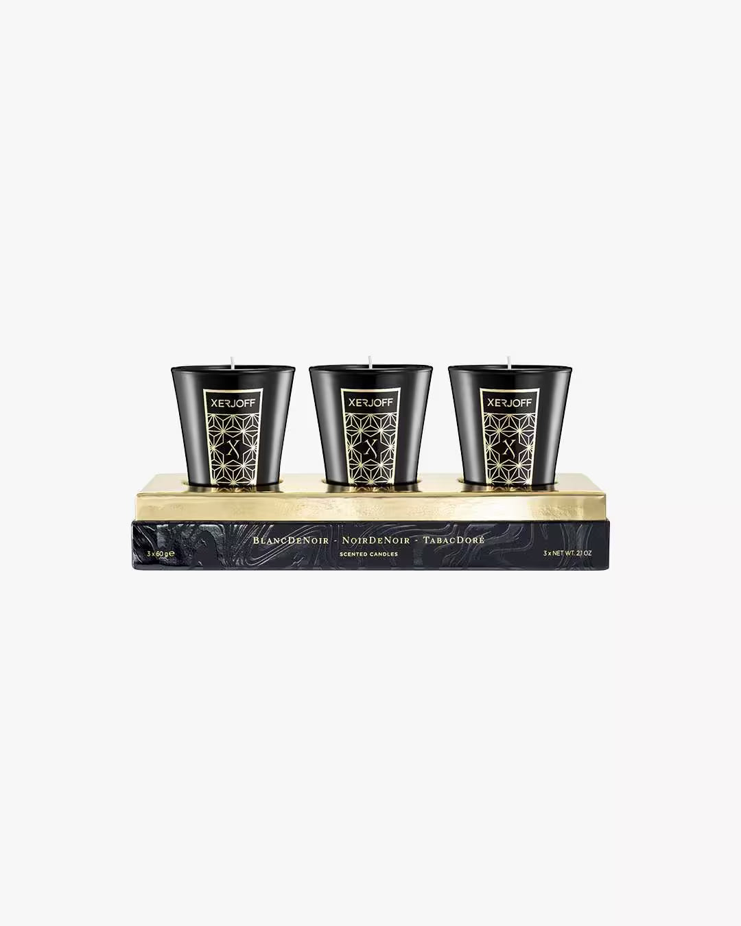 Scentimento Xerjoff Candle Gift Set Black 3x60g