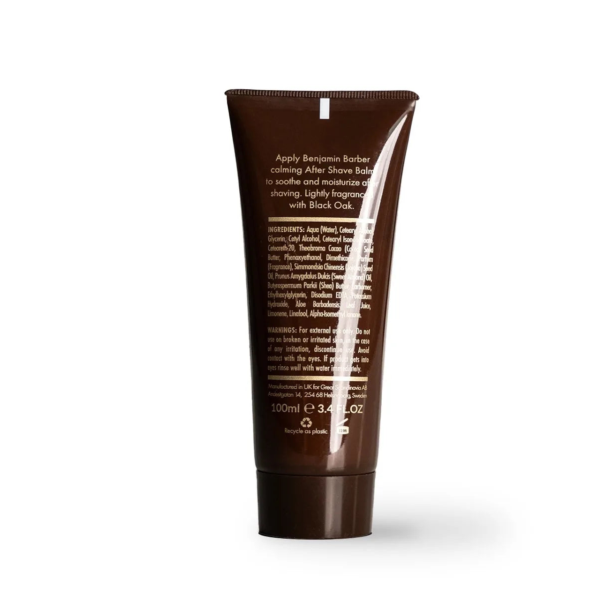 Benjamin Barber Shaving Cream Black Oak 100ml