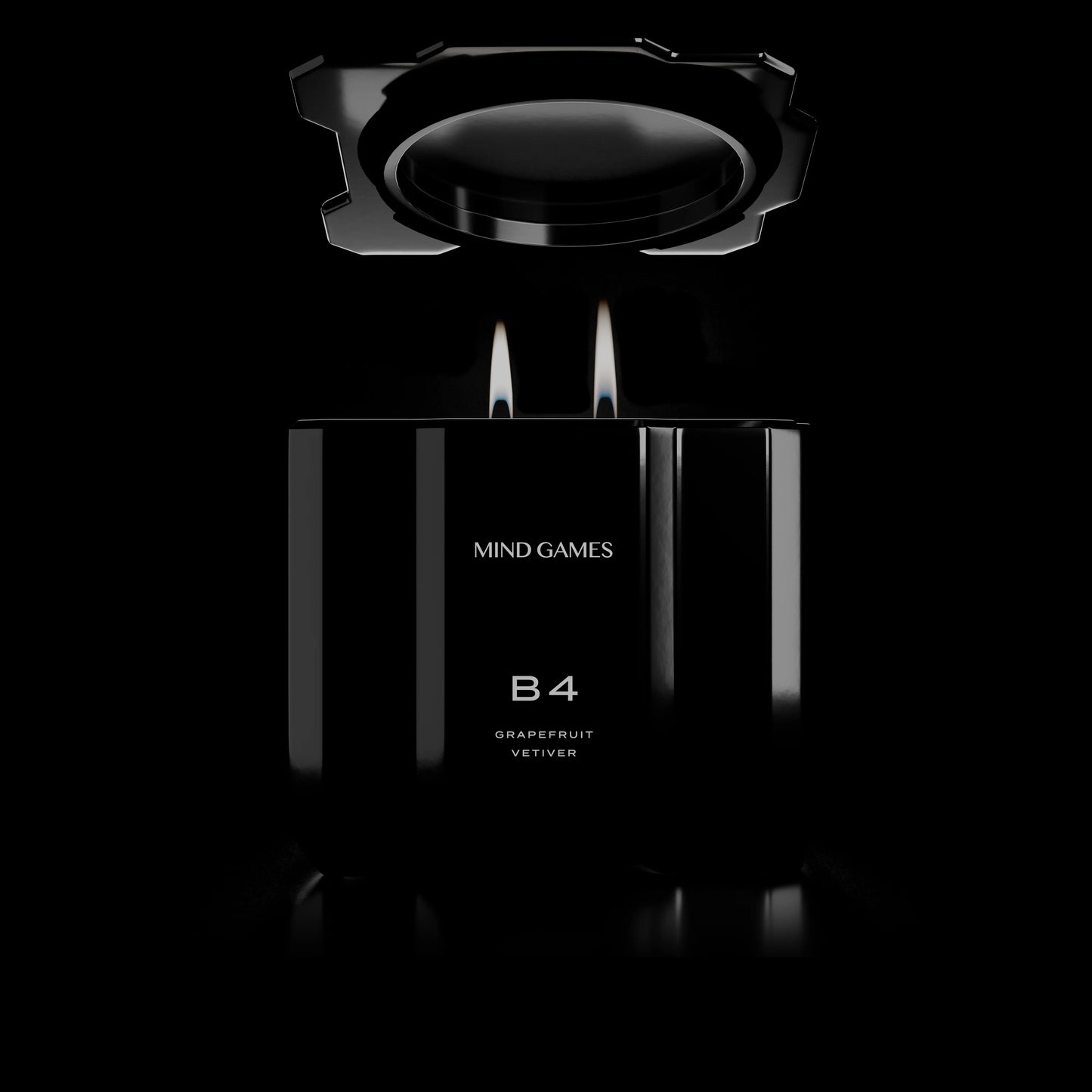 Mind Games B4 Black Knight Grapefruit Vetiver 10oz Luxury Candle 283g