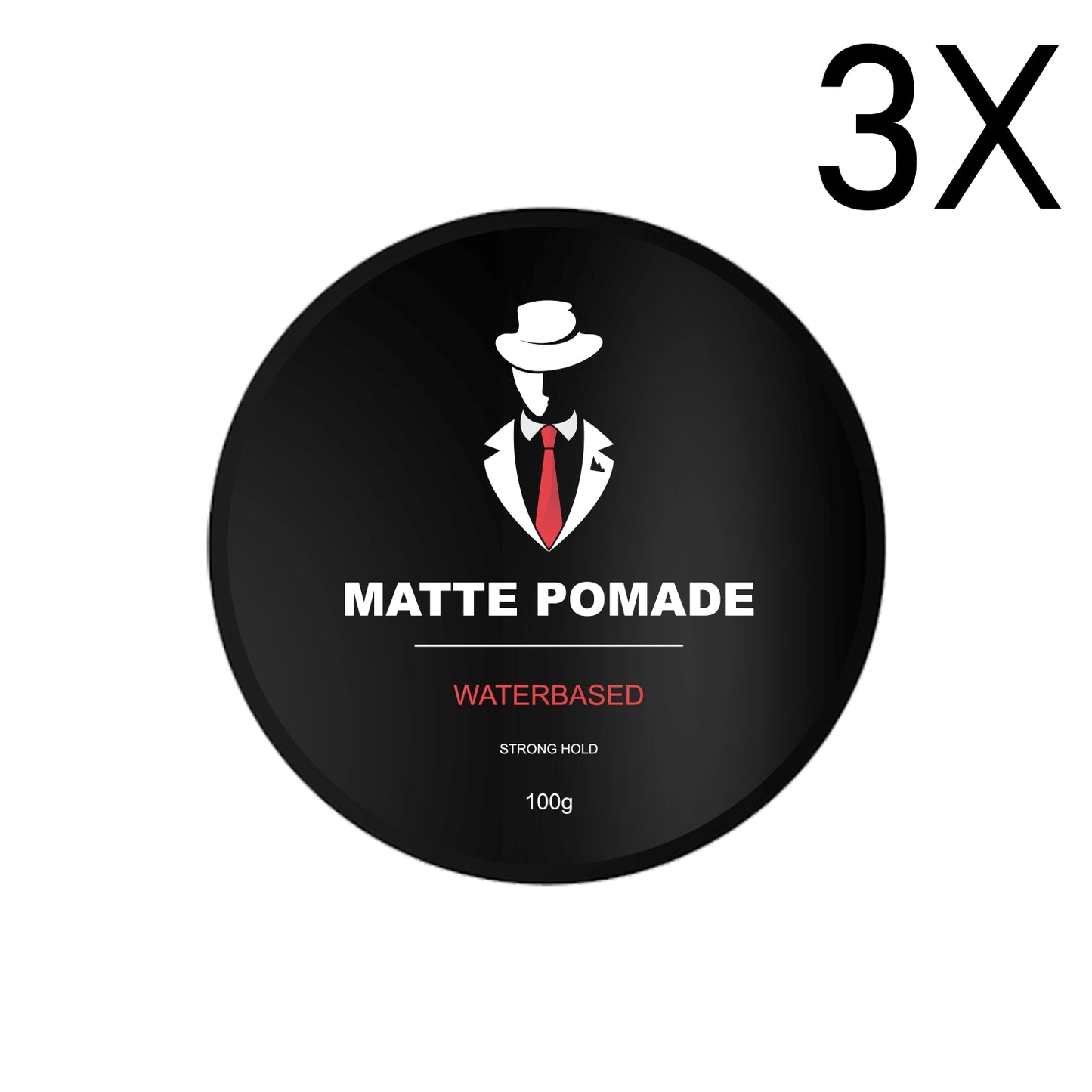 Tuxedo Matt Hårpomade Vannbasert 3x100g