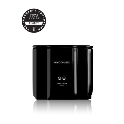 Mind Games G8 Black King Cardamom Oud 10oz Luxury Candle 283g