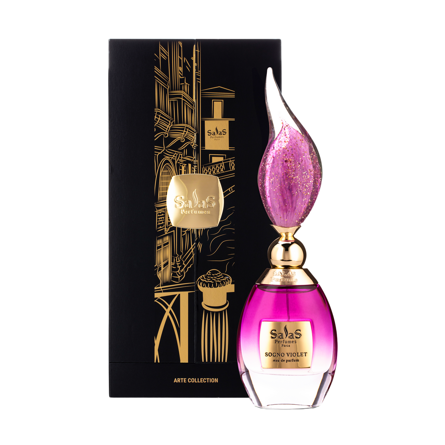 Sogno Violet Wooden Box Salas EDP