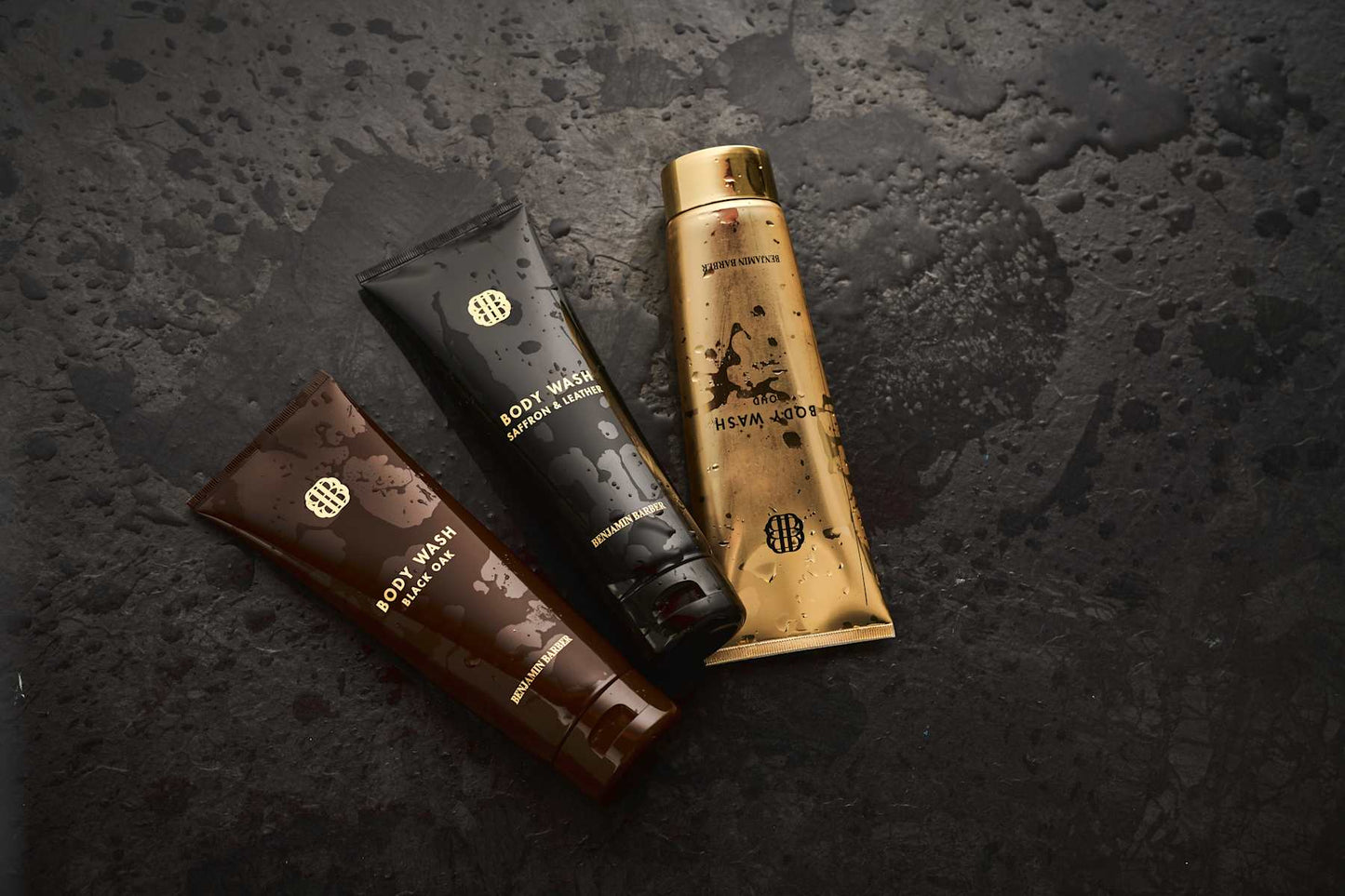 Benjamin Barber Saffron & Leather Body Wash 250ml