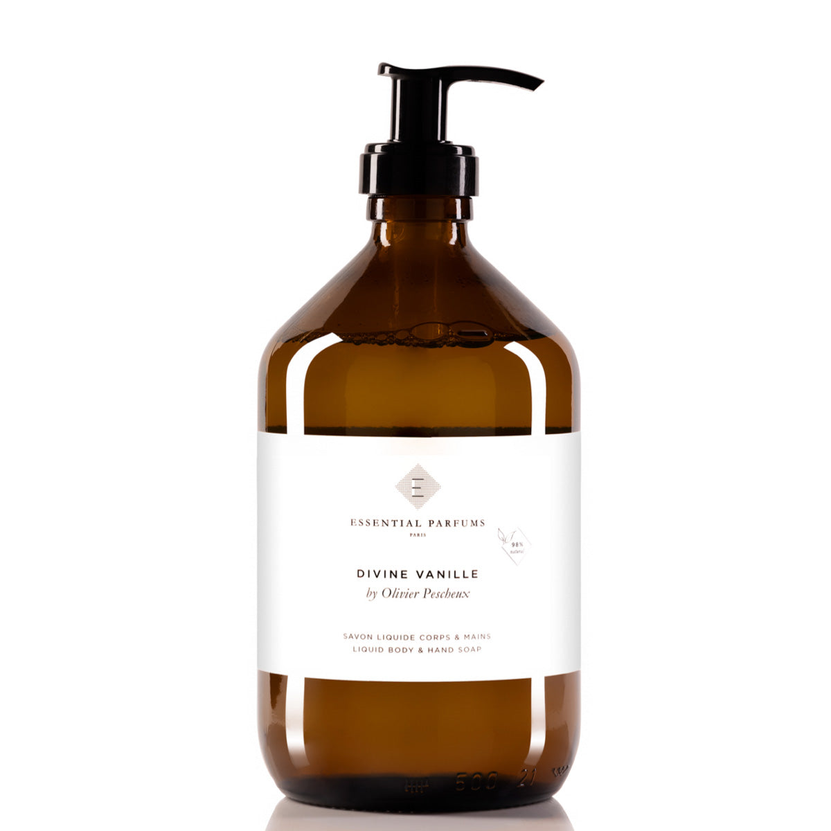 Divine Vanille Hånd og Kroppssåpe Essential Parfums 500ml