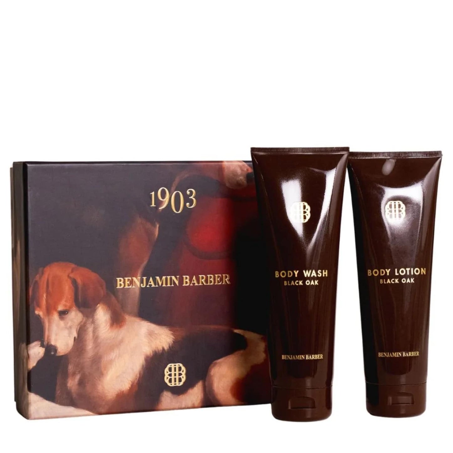 Benjamin Barber Gift Box Black Oak - Shower Gel & Body Lotion 2x250ml