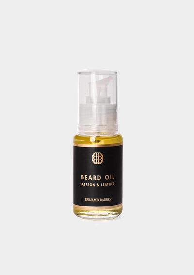 Benjamin Barber Beard Oil Saffron & Leather 50ml