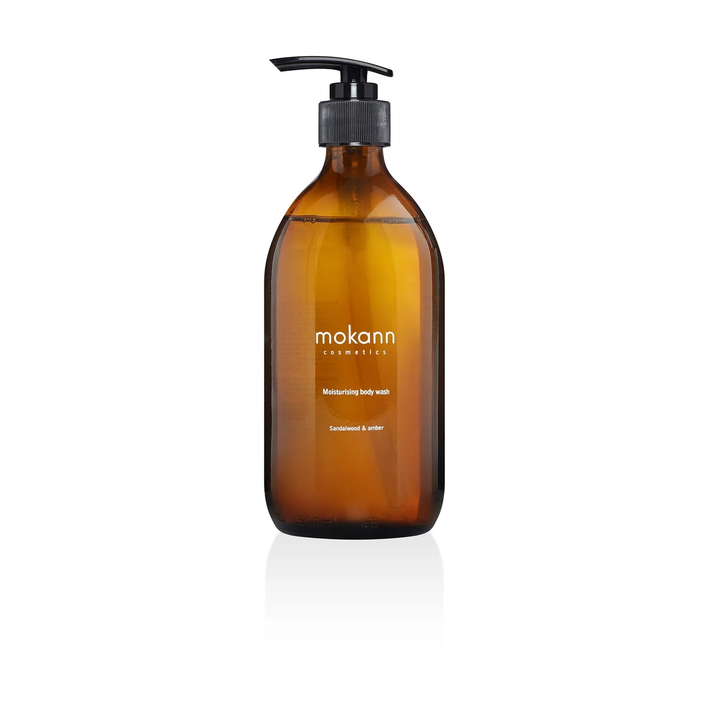 Mokann Moisturizing Body Wash Sandalwood & Amber 500ml