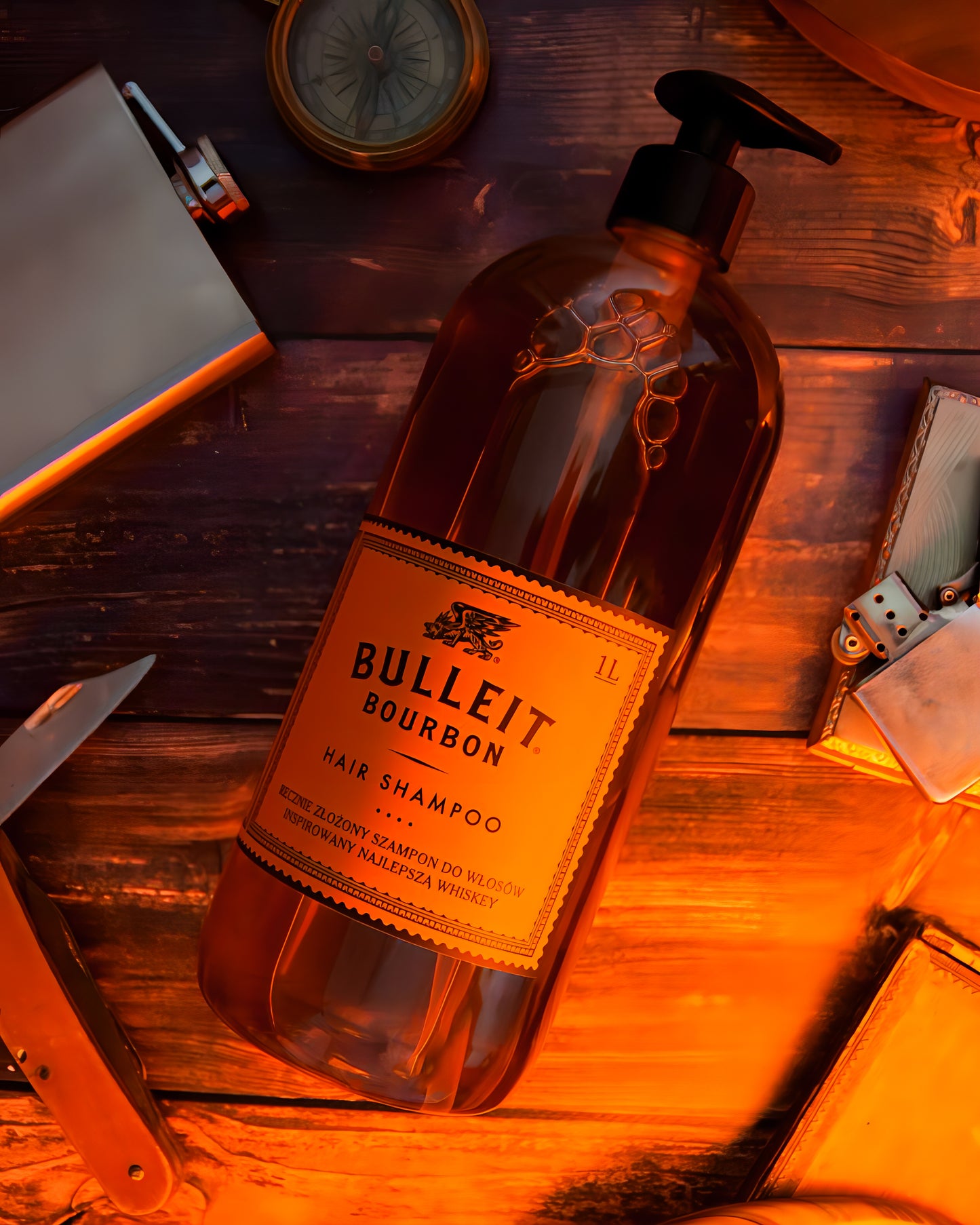 Bulleit Bourbon Pan Drwal Hårsjampo- Tuxedo.no - Nettbutikk - On Demand Barbers Oslo Norway