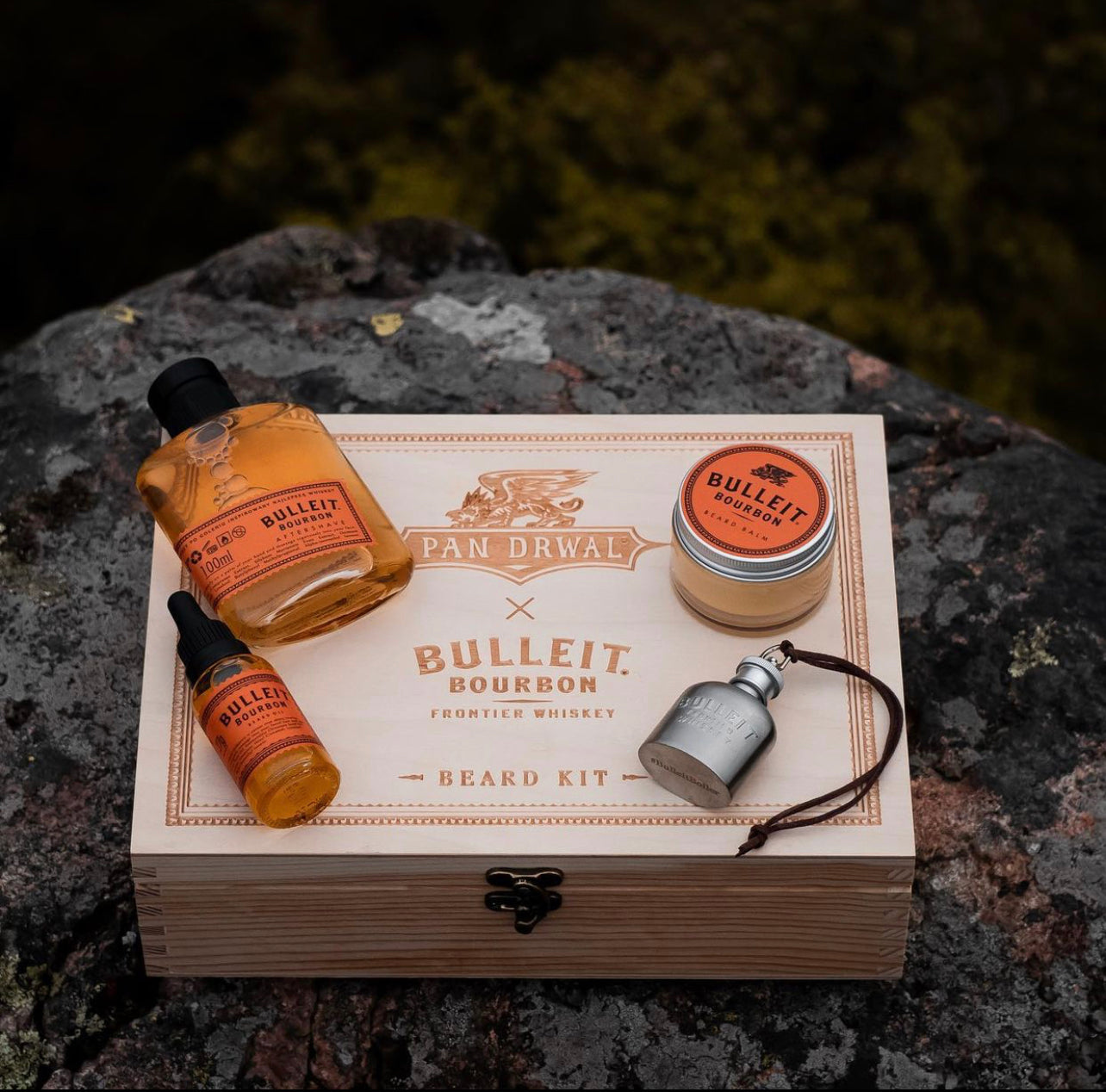 Bulleit Bourbon Skjeggsett