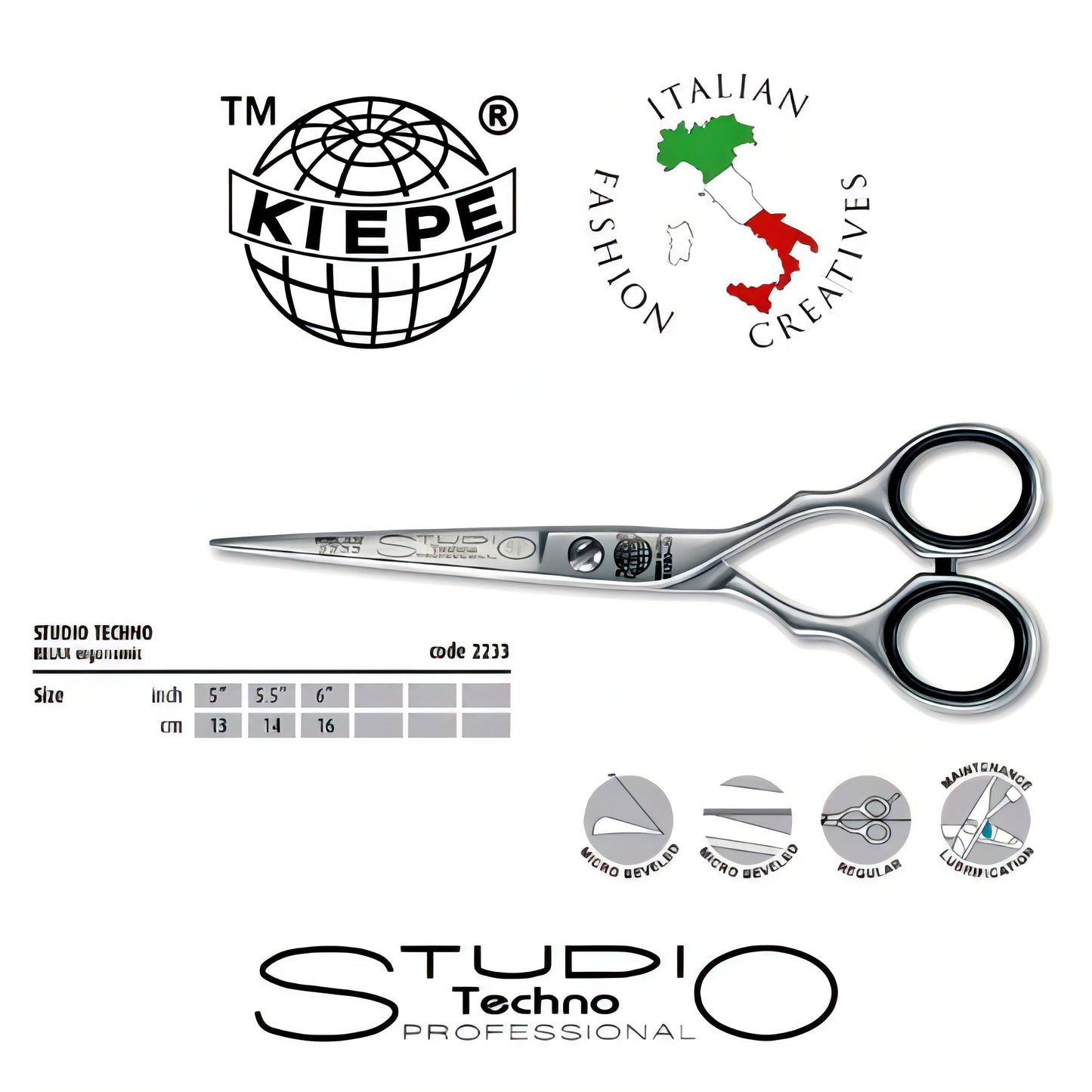 Kiepe Hår og Skjegg Saks 5,5 tommer - Tuxedo.no