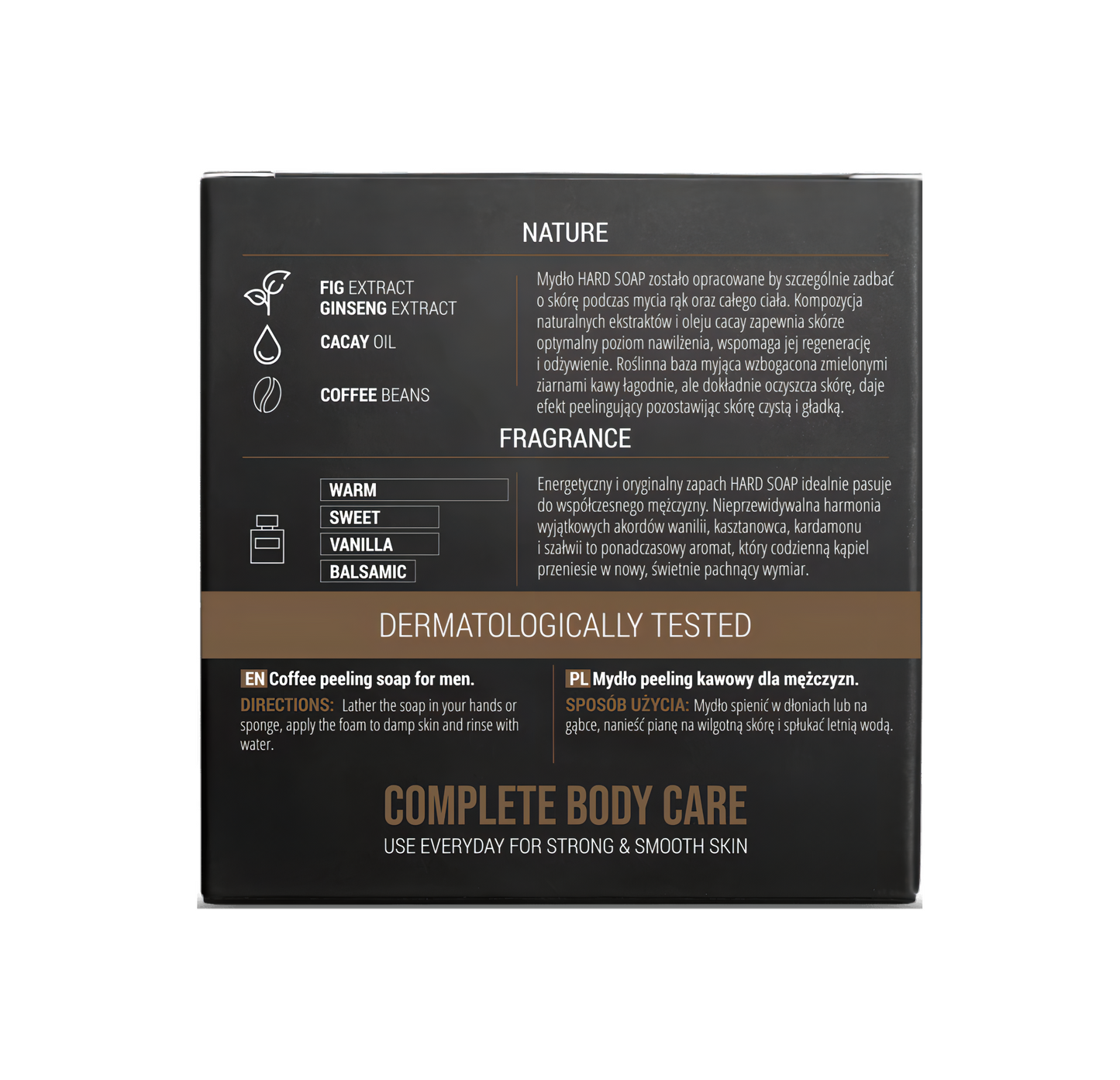 Masveri Kaffe Peeling Bar Såpe 100 g- Tuxedo.no - Nettbutikk - On Demand Barbers Oslo Norway