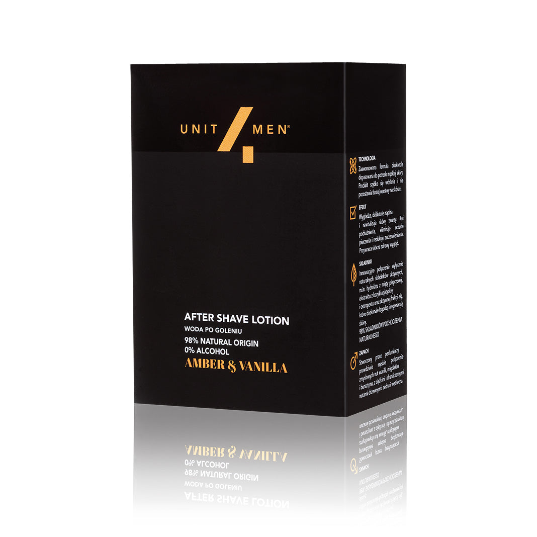 Unit4Men Aftershave Rav og Vanilje 100ml  - Tuxedo.no - Nettbutikk Oslo Norway. On Demand Barbers