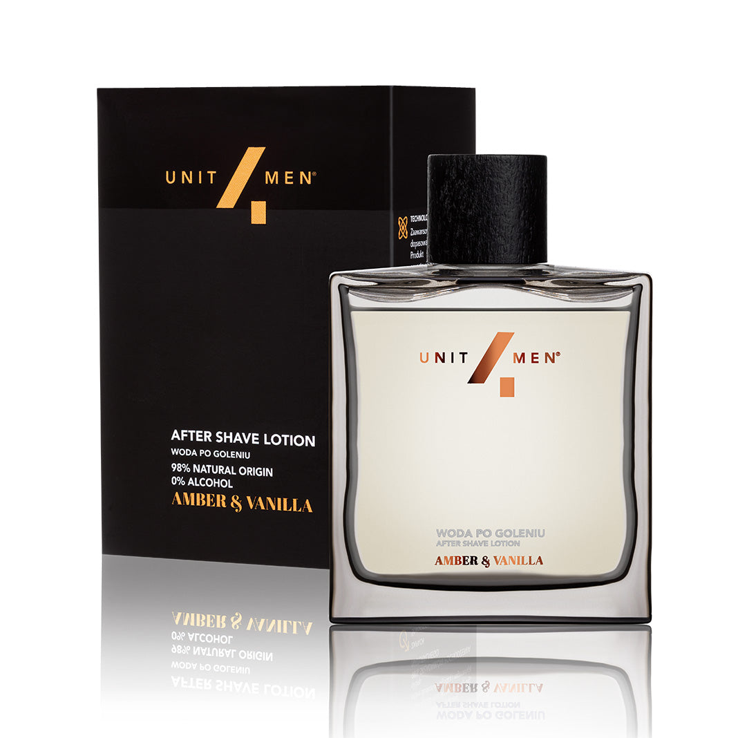 Unit4Men Aftershave Rav og Vanilje 100ml  - Tuxedo.no - Nettbutikk Oslo Norway. On Demand Barbers