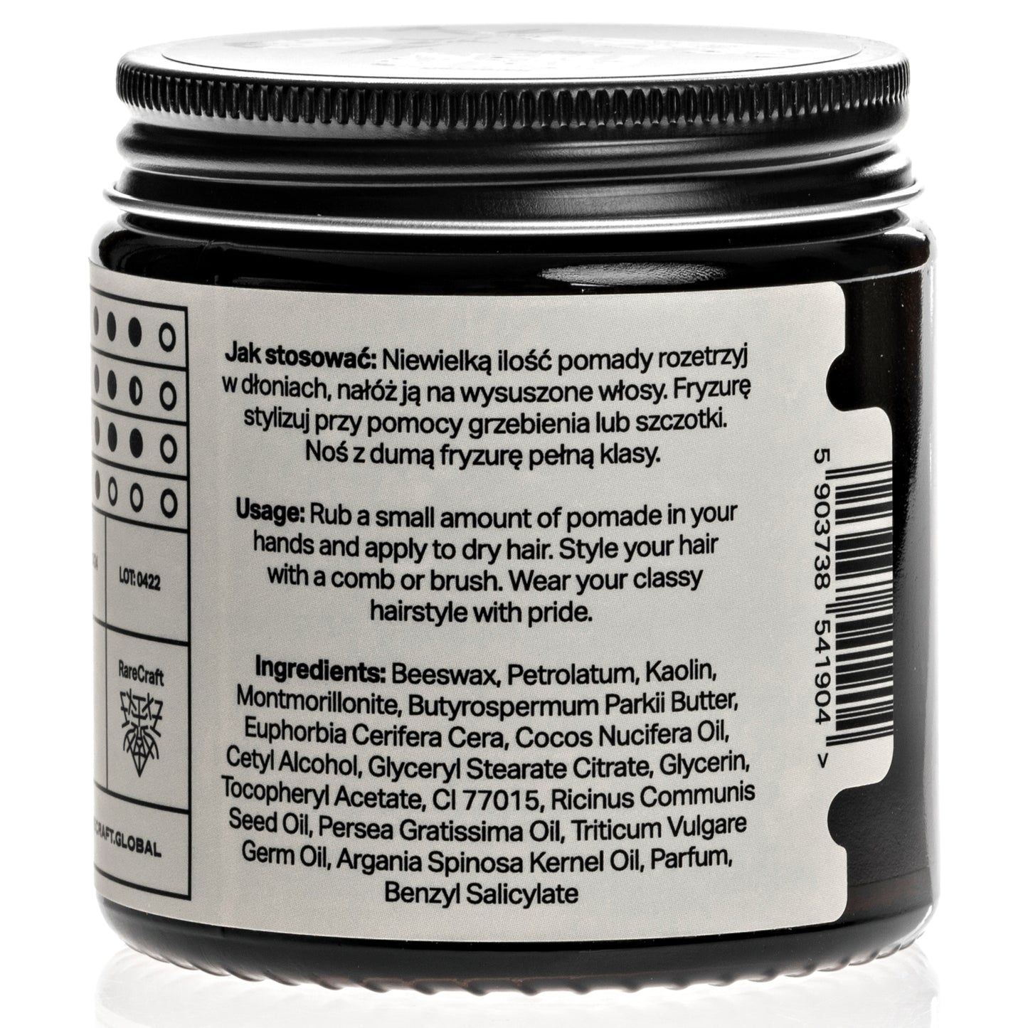 ON DEMAND BARBERS - Harden Golden Fleece Rarecraft Clay Hår Pomade 100g