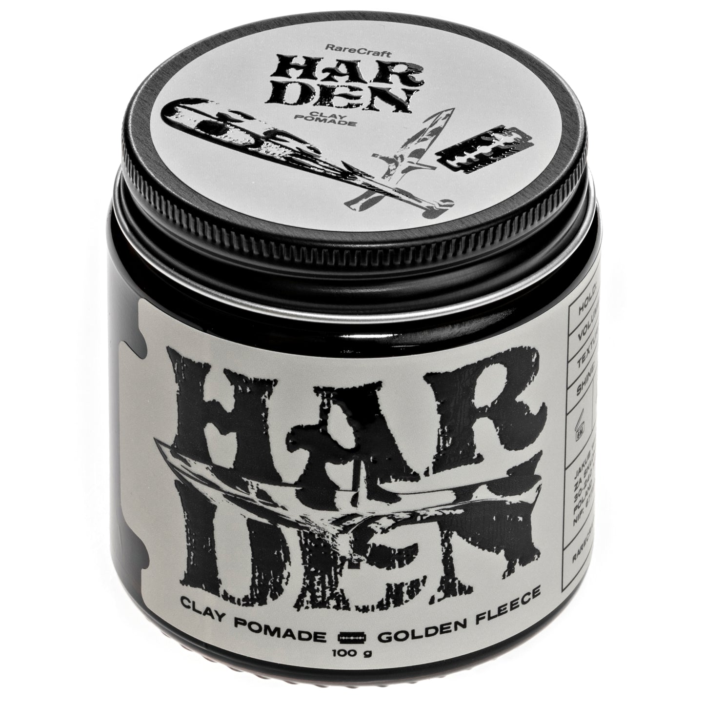 ON DEMAND BARBERS - Harden Golden Fleece Rarecraft Clay Hår Pomade 100g
