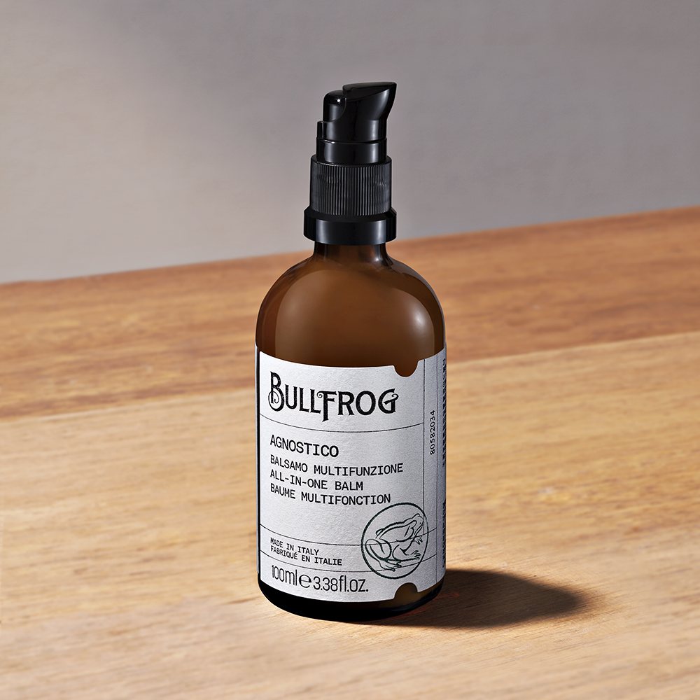 Agnostico All In One Balm Bullfrog - Ikke fettete Skjegglotion 100ml