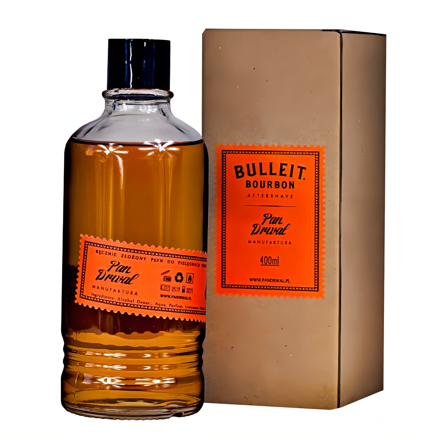 Bulleit Bourbon Pan Drwal Aftershave - Tuxedo.no