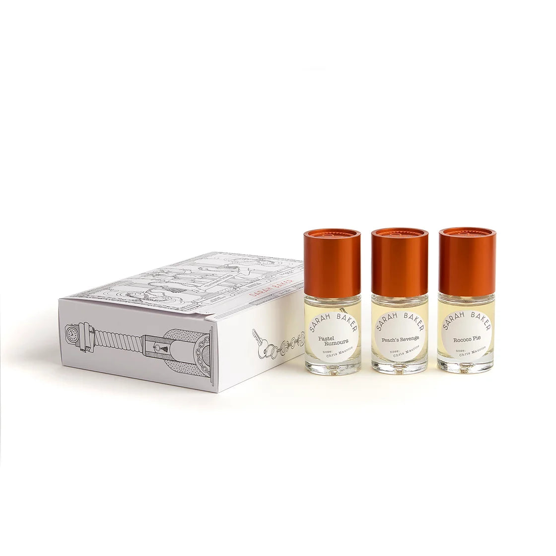 The Peach Trilogy Sarah Baker Set 3x30ml