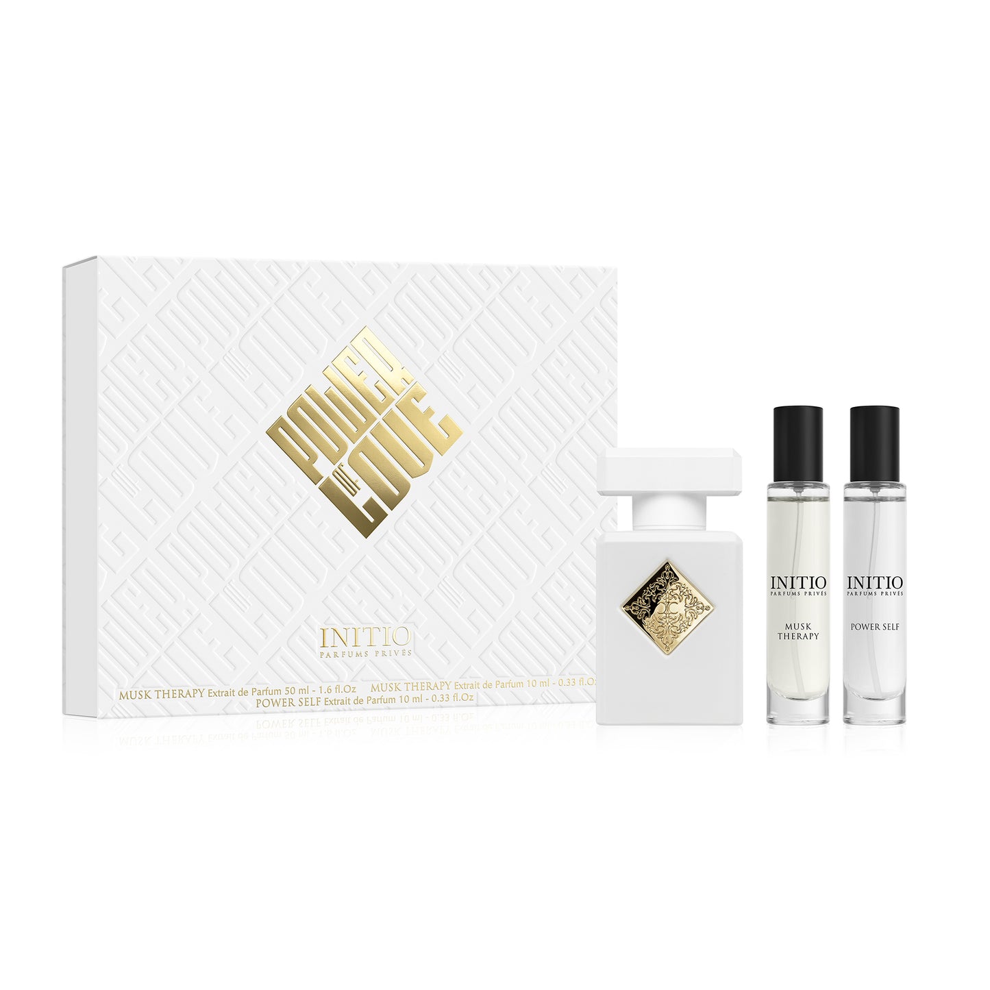 Musk Therapy Initio Christmas Set 2025 50ml + 2x10ml Parfyme Sett