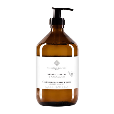 Orange X Santal Hand And Body Soap Essential Parfums 500ml