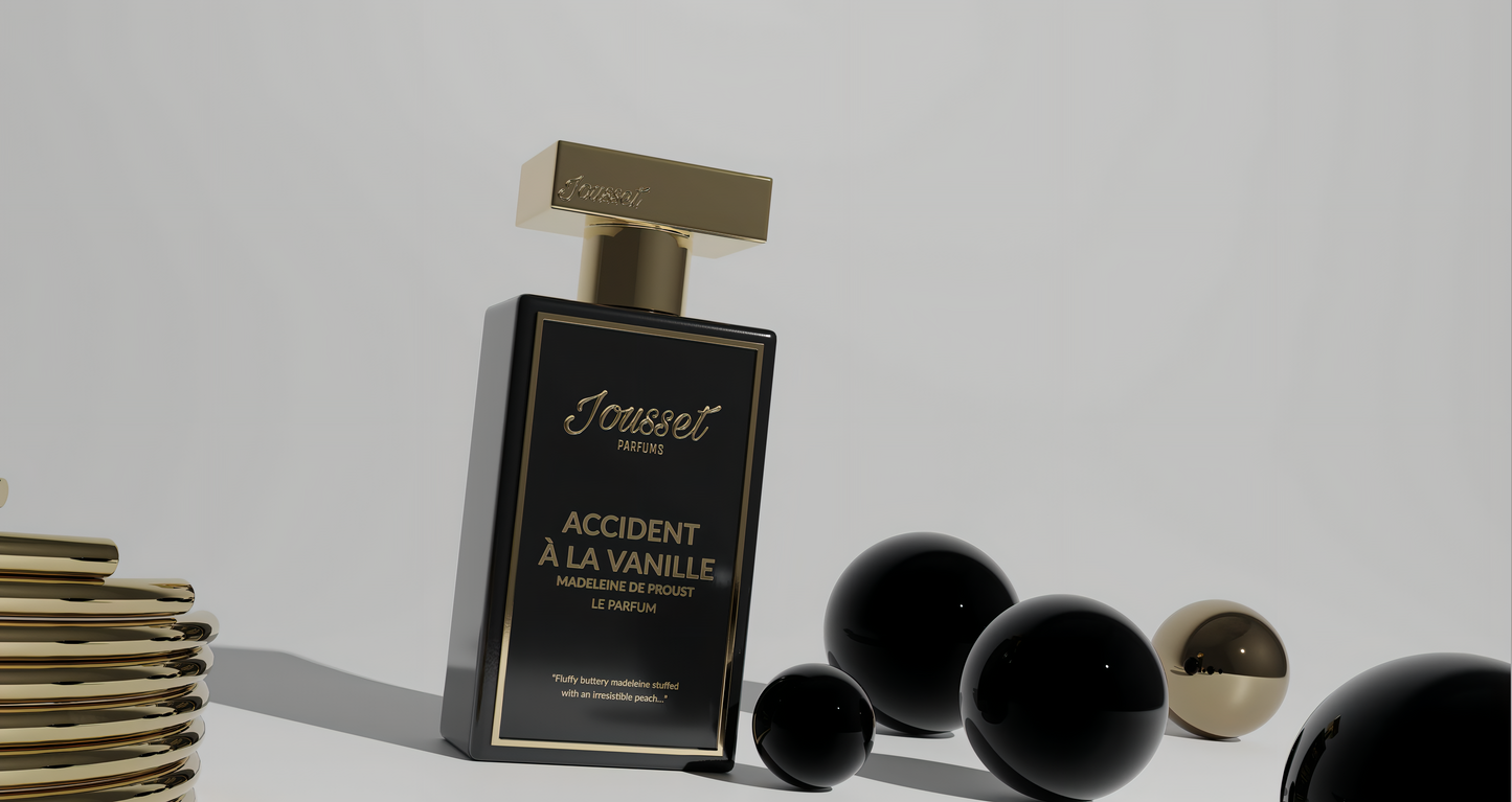 Accident À La Vanille Madeleine de Proust Jousset Parfums Extrait De Parfum