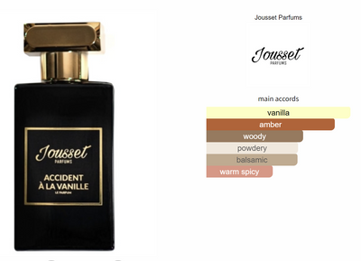 Accident À La Vanille Jousset Parfums Extrait De Parfum