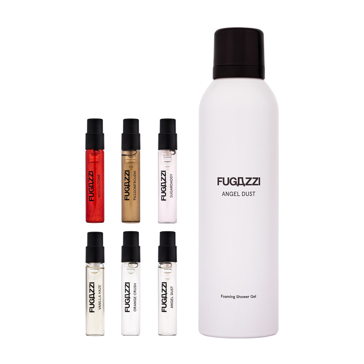 Fugazzi Bestseller Set 6 x 2ml + Body Foam 200ml