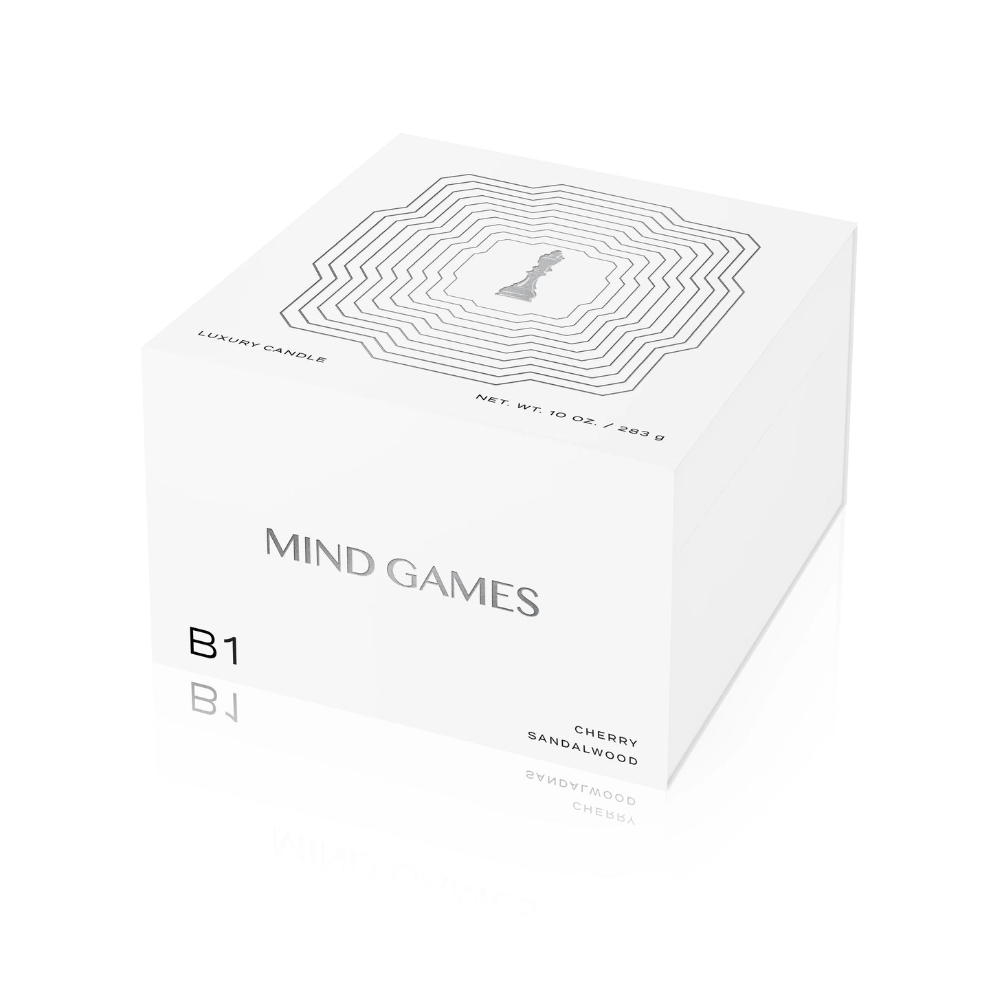 Mind Games B1 White King Cherry Sandalwood 10oz Luxury Candle 283g