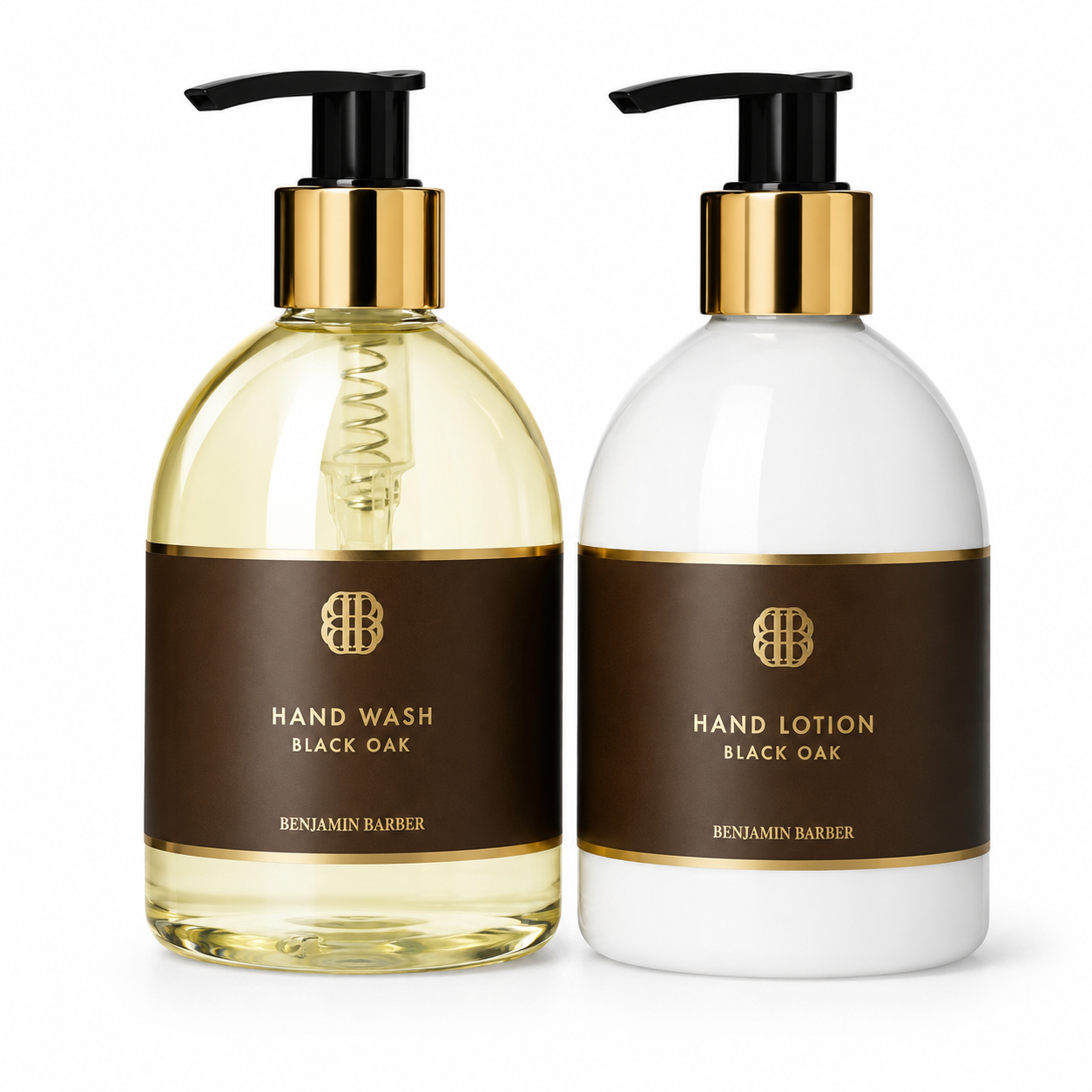 Benjamin Barber Black Oak Hand Wash & Lotion 2x300ml