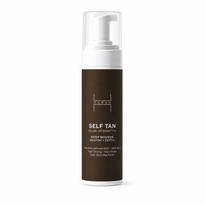 Harah Beauty Self Tan – Glow Intensity II Body Mousse Medium + Depth 150ml