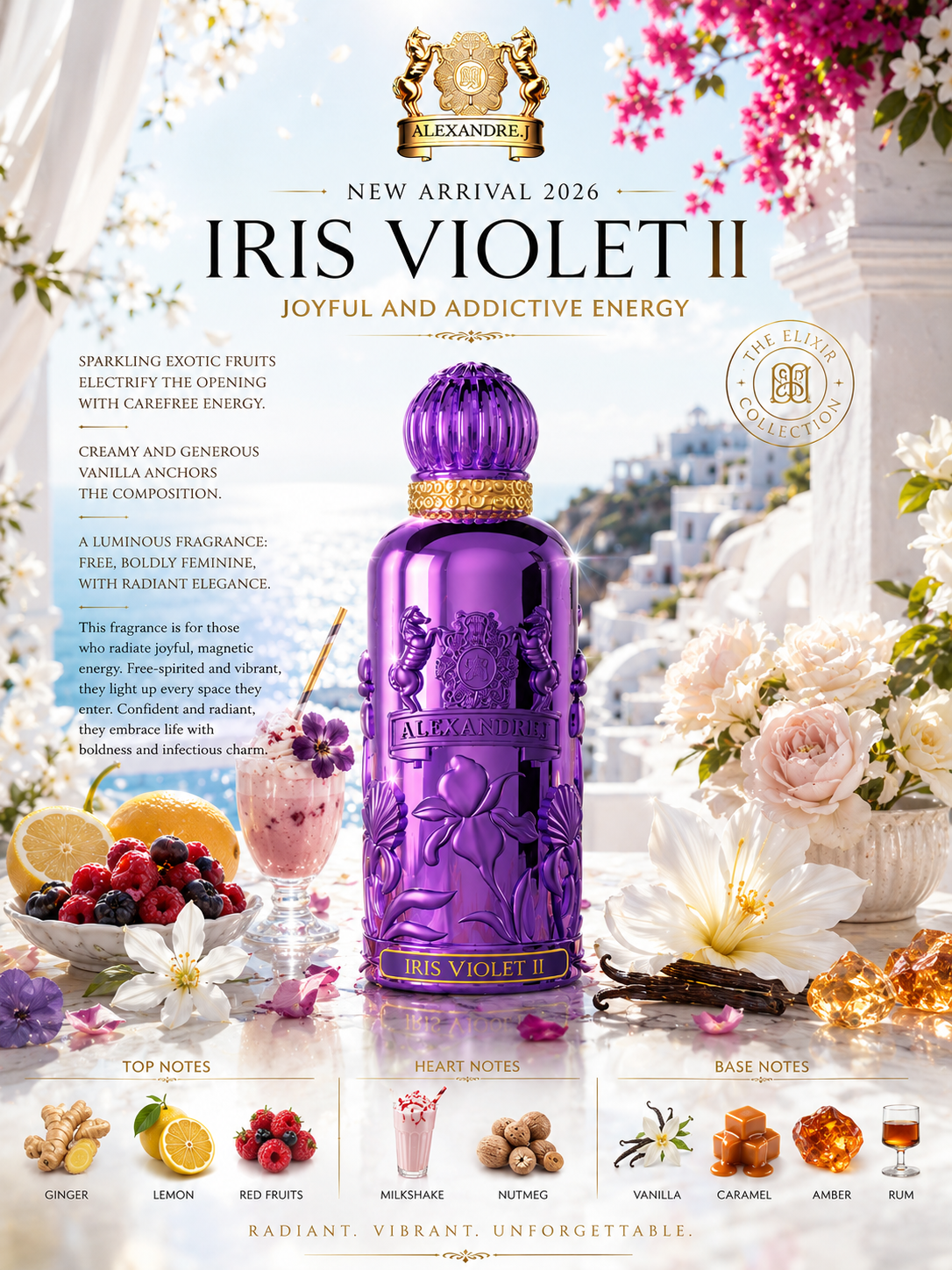 Iris Violet II Elixir Alexandre.J Eau de Parfum Sample