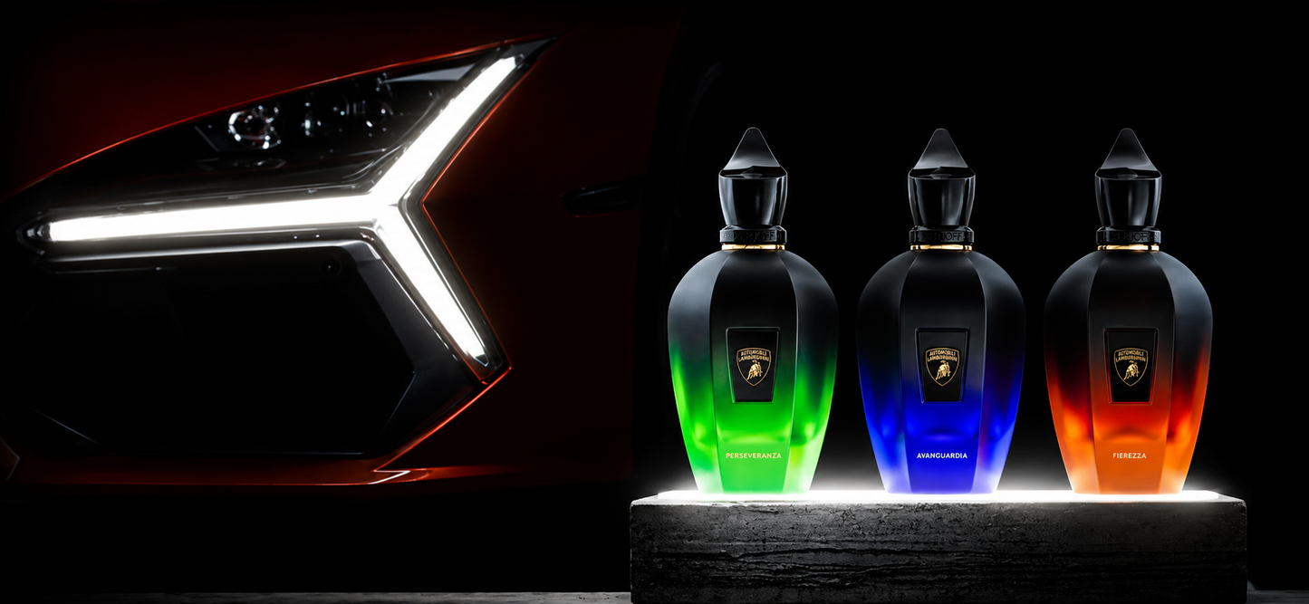 Xerjoff × Lamborghini Collection – Avanguardia, Fierezza & Perseveranza 3x100ml
