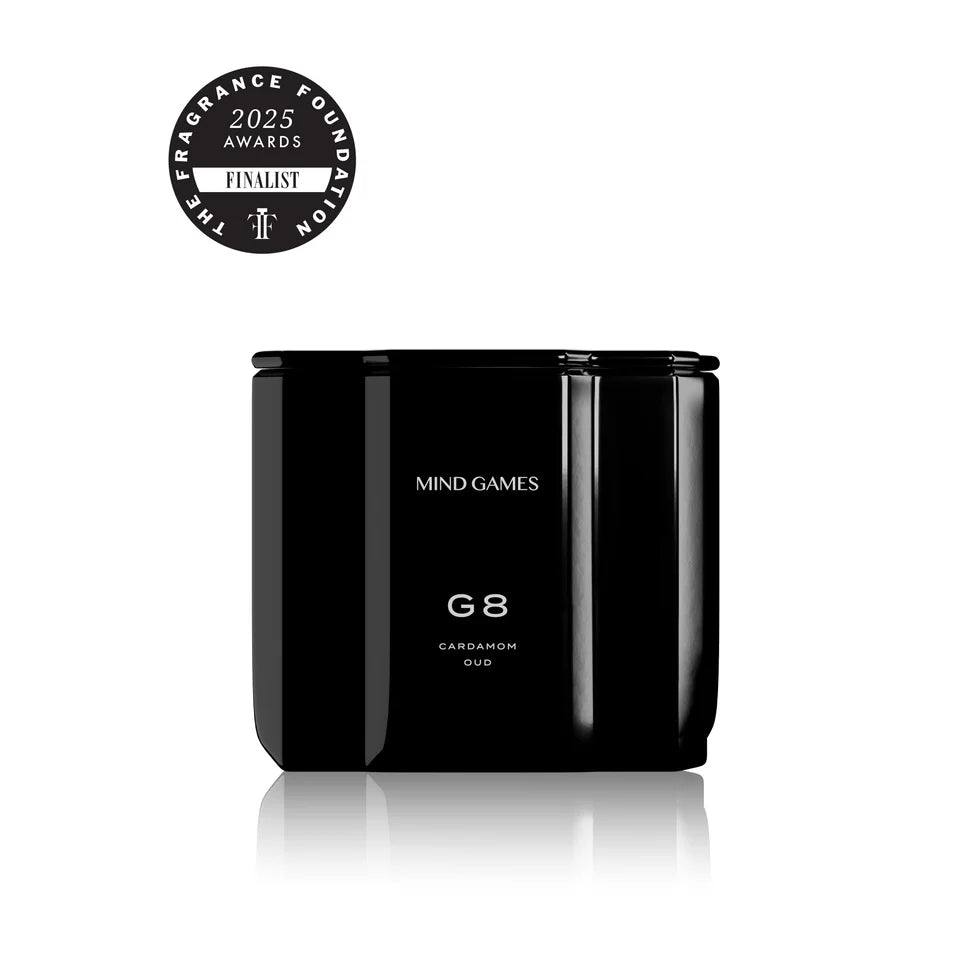Mind Games G8 Black King Cardamom Oud 10oz Luxury Candle 283g