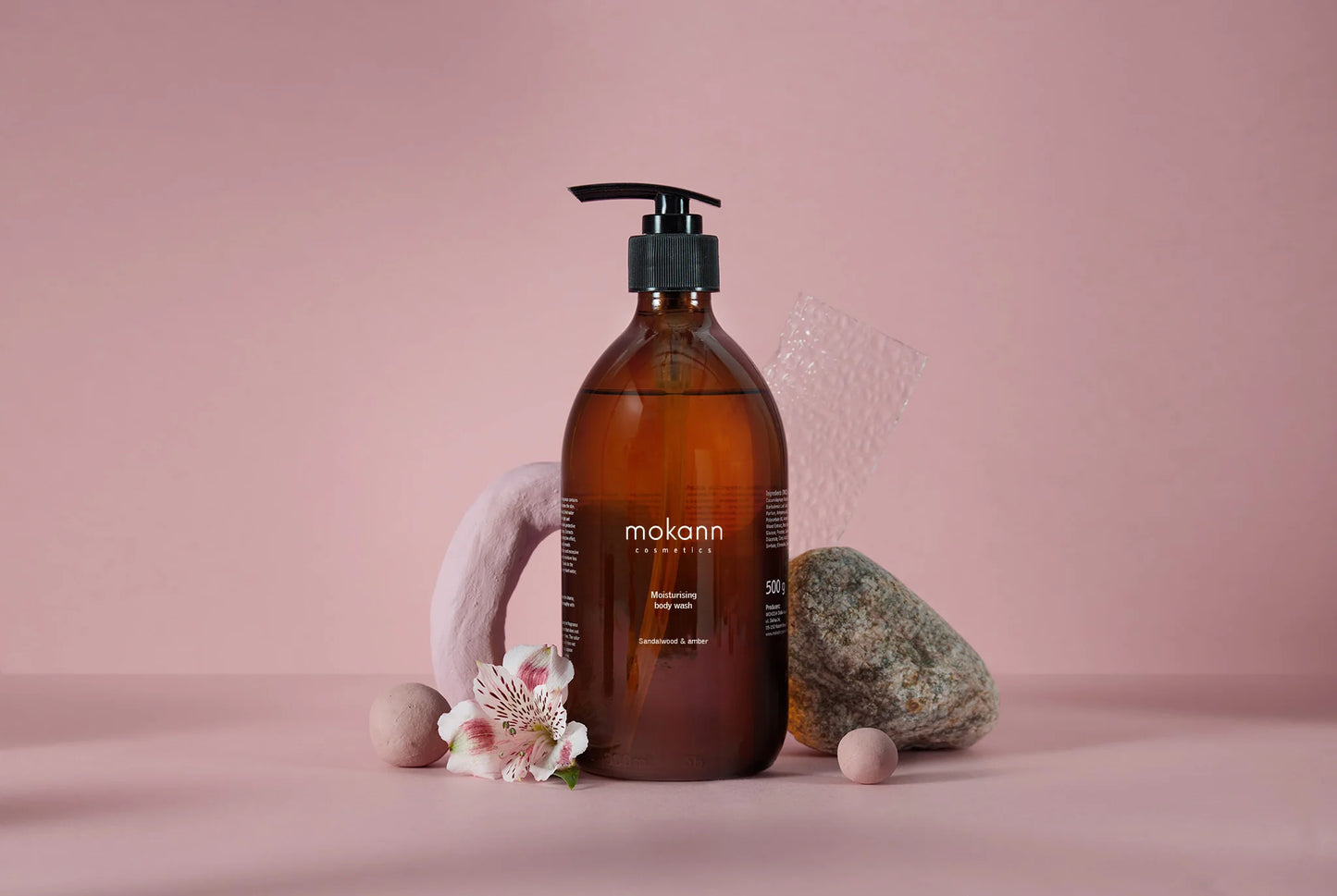 Mokann Moisturizing Body Wash Sandalwood & Amber 300ml