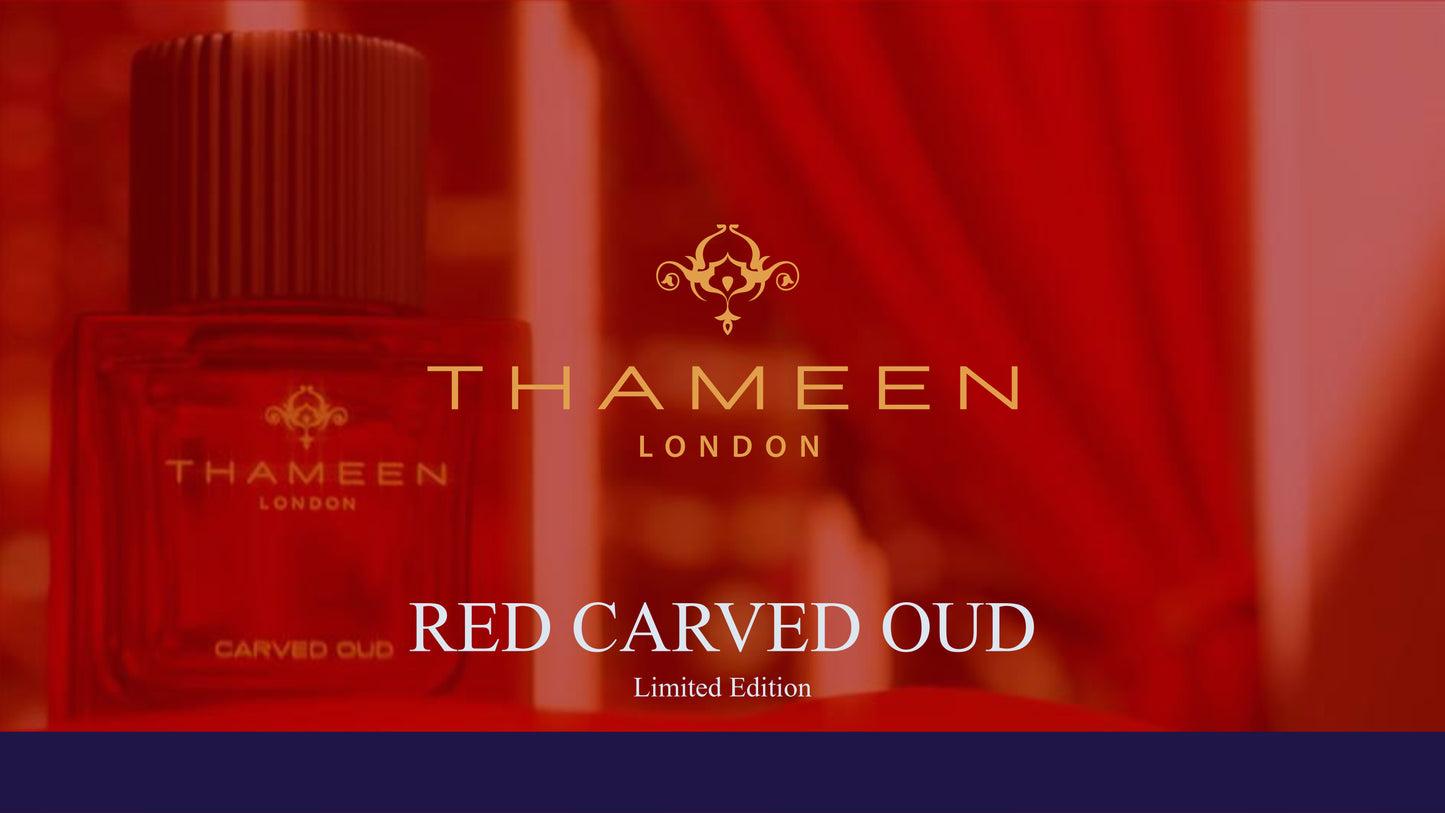 Red Carved Oud Thameen Limited Edition Extrait de Parfum 100ml