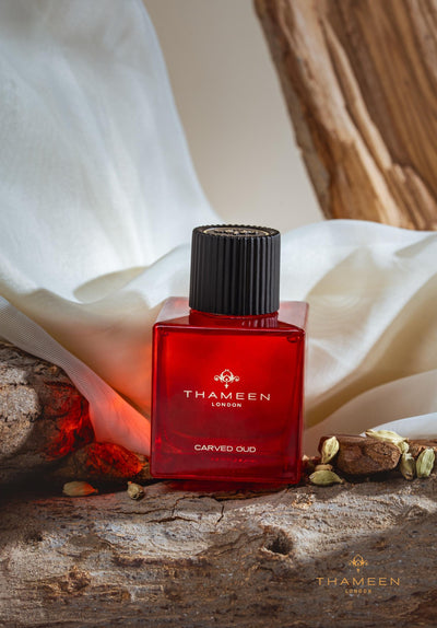 Red Carved Oud Thameen Limited Edition Extrait de Parfum 100ml