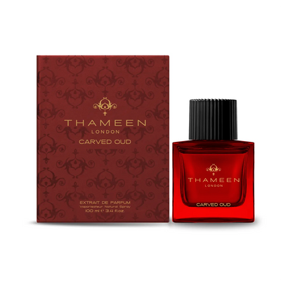 Red Carved Oud Thameen Limited Edition Extrait de Parfum Sample
