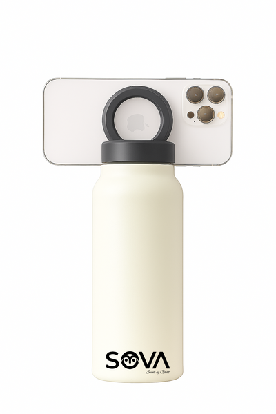 Sova Hydro Vannflaske med Magnetisk Telefonholder 700ml