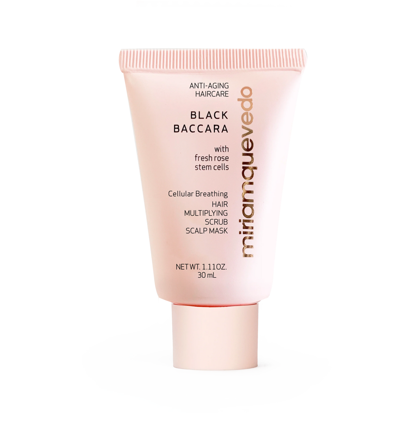 Miriam Quevedo Mini Dose Black Baccara Cellular Breathing Hair Multiplying Scrub Scalp Mask 30ml