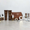 Benjamin Barber Brown Leather Toilet Bag