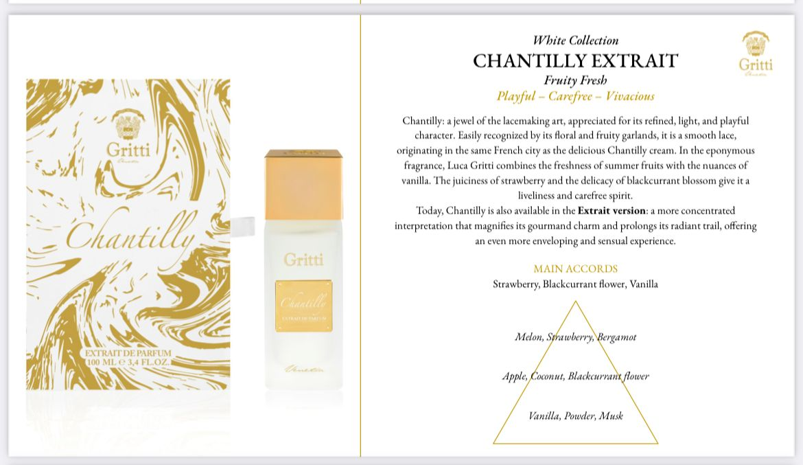 Chantilly Gritti Extrait De Parfum Sample