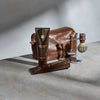 Benjamin Barber Brown Leather Toilet Bag