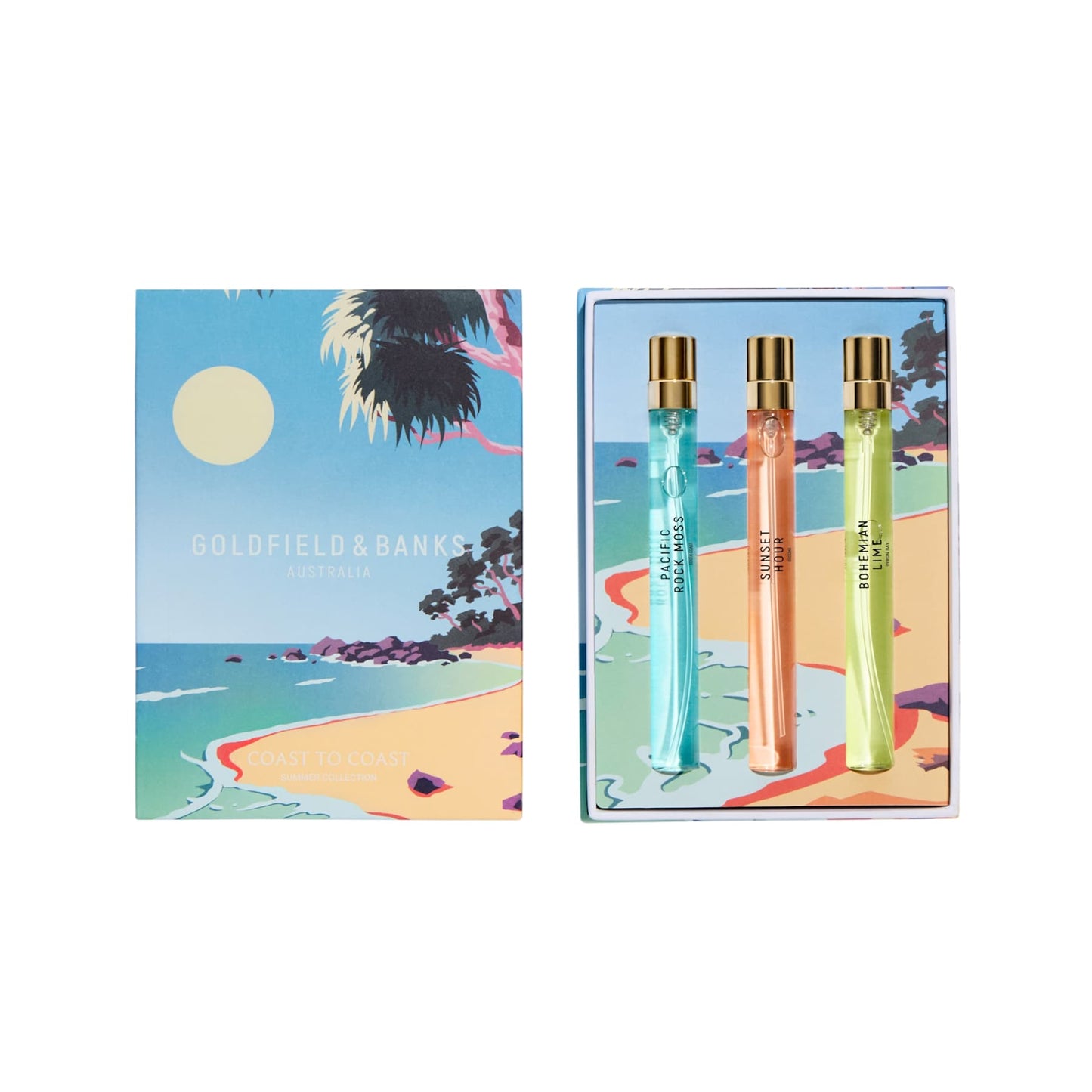 Goldfield & Banks Coast to Coast Travel Trio 3 x 10 ml