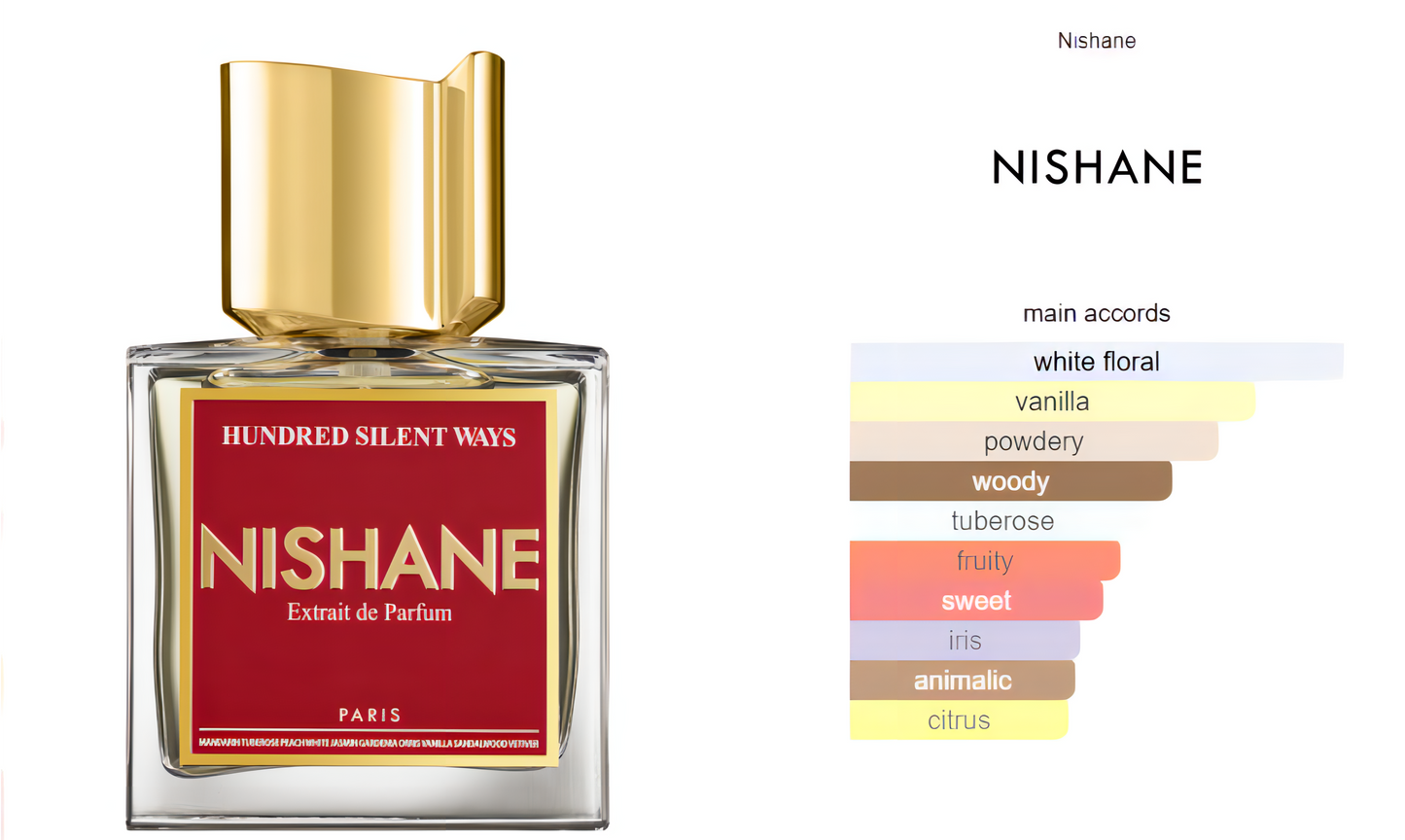 Hundred Silent Ways Nishane Extrait de Parfum- Tuxedo.no - Nettbutikk - On Demand Barbers Oslo Norway